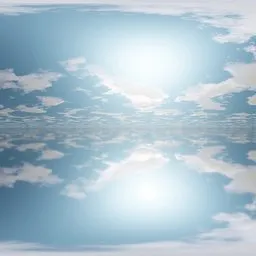 Clear Blue Sky Reflection