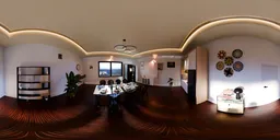 Warm Modern Dining Room