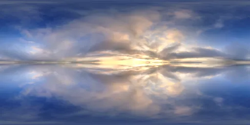 Infinite Real Sky - Cloudy Sunrise