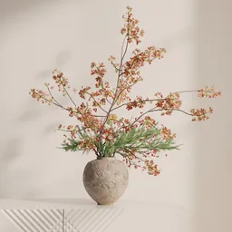 Rustic Blossom Vase