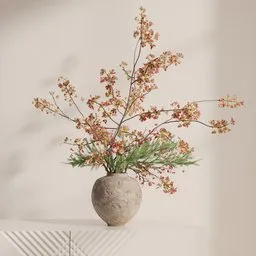 Rustic Blossom Vase