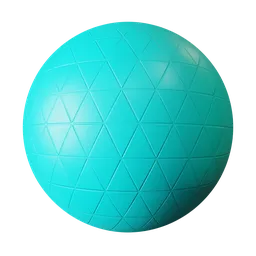 Cyan Wall Decoration Tiles