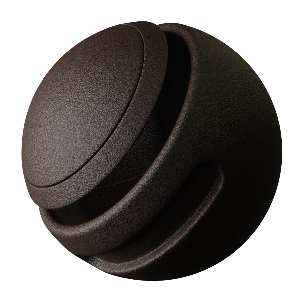 BlenderKit: Download the FREE Dark Brown Leather material