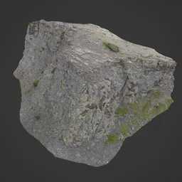 Highly detailed 3D rock formation texture suitable for Blender environments.