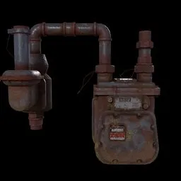 "Add realism to your urban and rural projects with this high-detail Gas Meter 3D model for Blender. Featuring rusty pipes and valves, this model was created in Blender 3D and is perfect for petrol energy and utility-industrial projects. Experience the rusted, damaged arms and low-polygon art in your 3D renders and game screenshots."