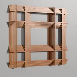 Geometric Wall Frame Panel