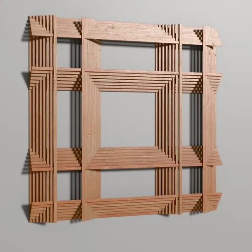 Geometric Wall Frame Panel