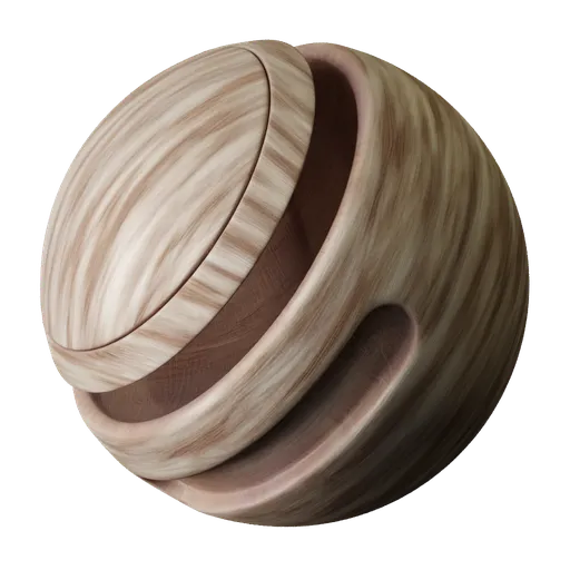 Mahogany Wood Streaked Pale