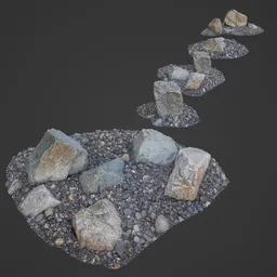 Shore Rocks Collection for Scattering