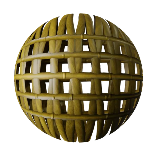 Simple Woven Wooden Basket