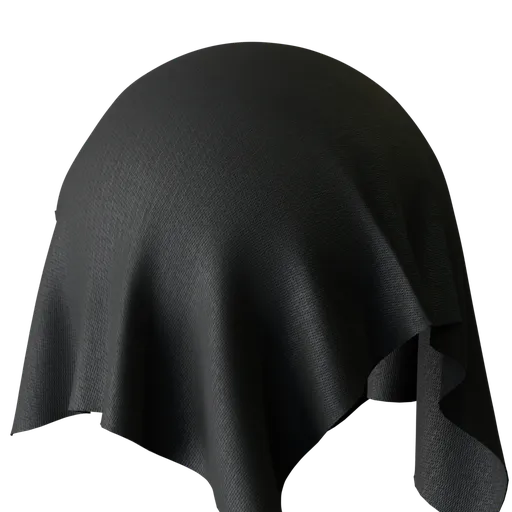 Black Micro Weave Fabric