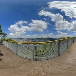 Daytime Cloud Corridor