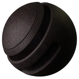 Leather Dark Brown Rough