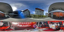 Daytime advertising floor