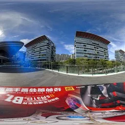 Daytime advertising floor