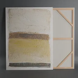 Painting "Ochre square"