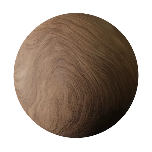 High-resolution PBR walnut wood texture for 3D rendering, realistic material for digital art and CG visuals.