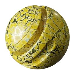 Yellow marble