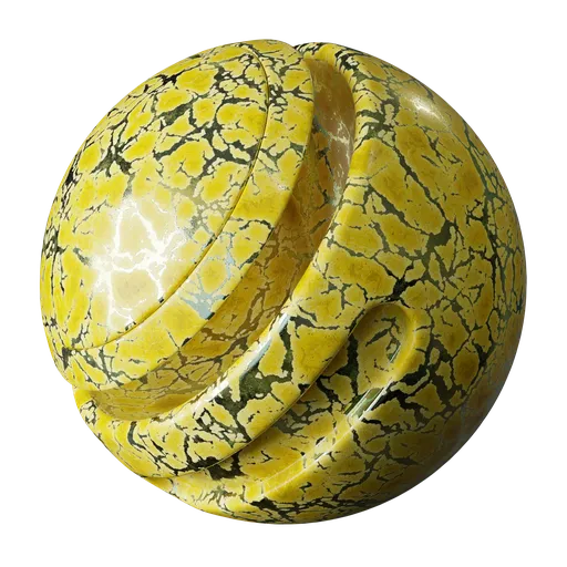Yellow marble