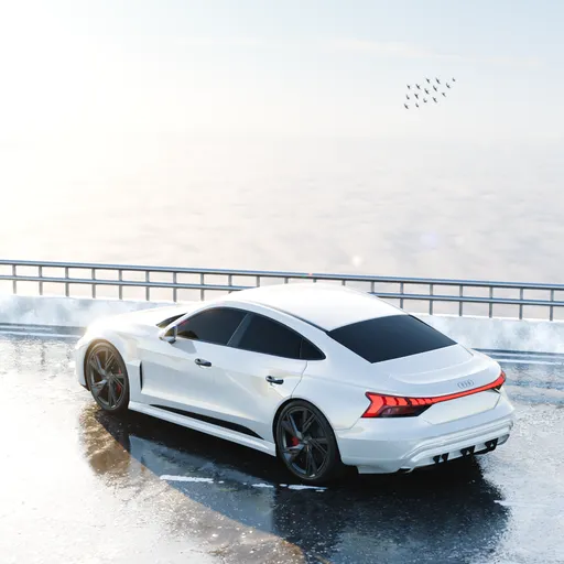 Modern Moody Car Sky Environment