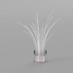 Stylized Fiber Lamp