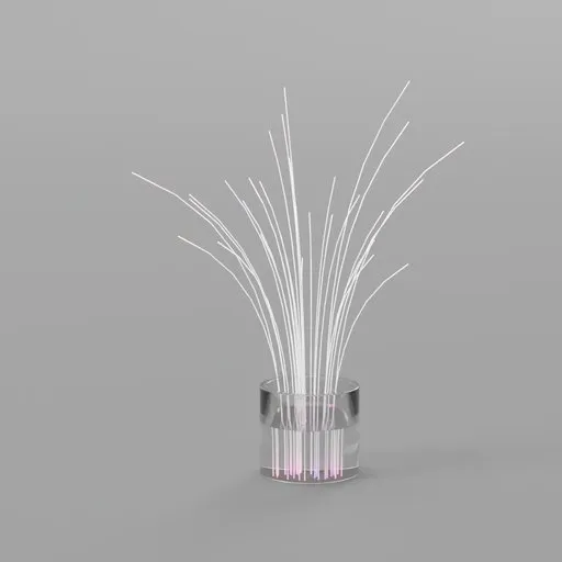 Stylized Fiber Lamp