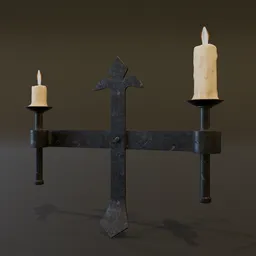 Halloween Candle Holder Wall