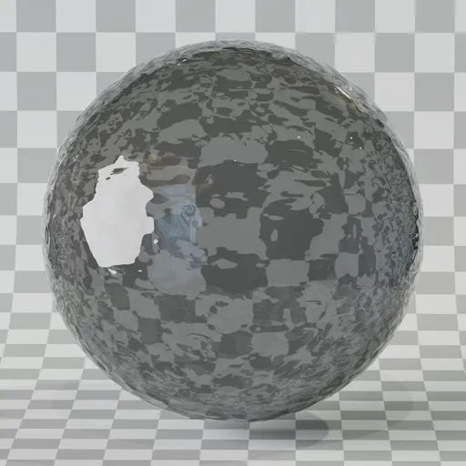 Wavy Glass Smoke Gray