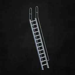 Exterior ladder