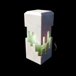 Abstract Cubic Lamp