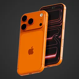 PBR iPhone 17 Pro Max Cosmic Orange