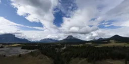 Cloudy Sky in Mountains Day