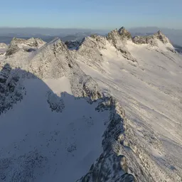 Snow Mountain Peak Landscape