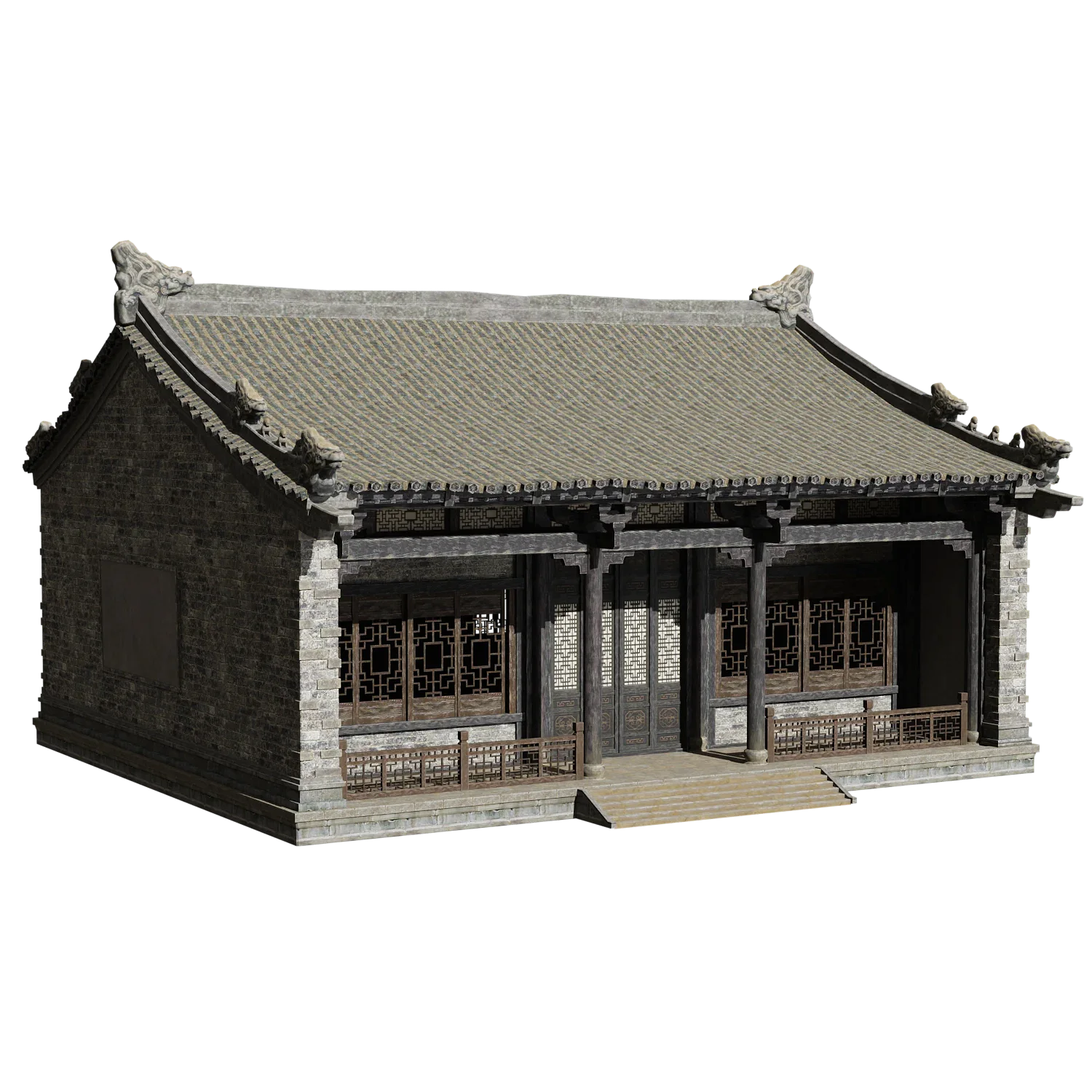 chinese-building-free-3d-historic-models-blenderkit