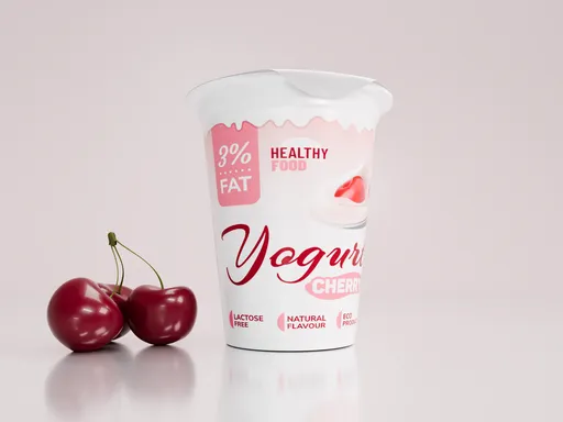 Cherry Yogurt Cup