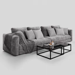 Sofa Skyline 5 seater Velvet