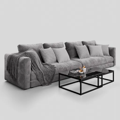 Sofa Skyline 5 seater Velvet