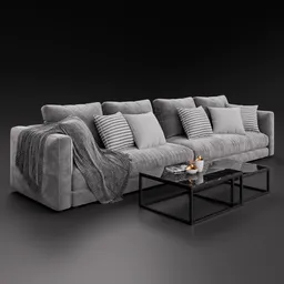 Sofa Skyline 5 seater Velvet