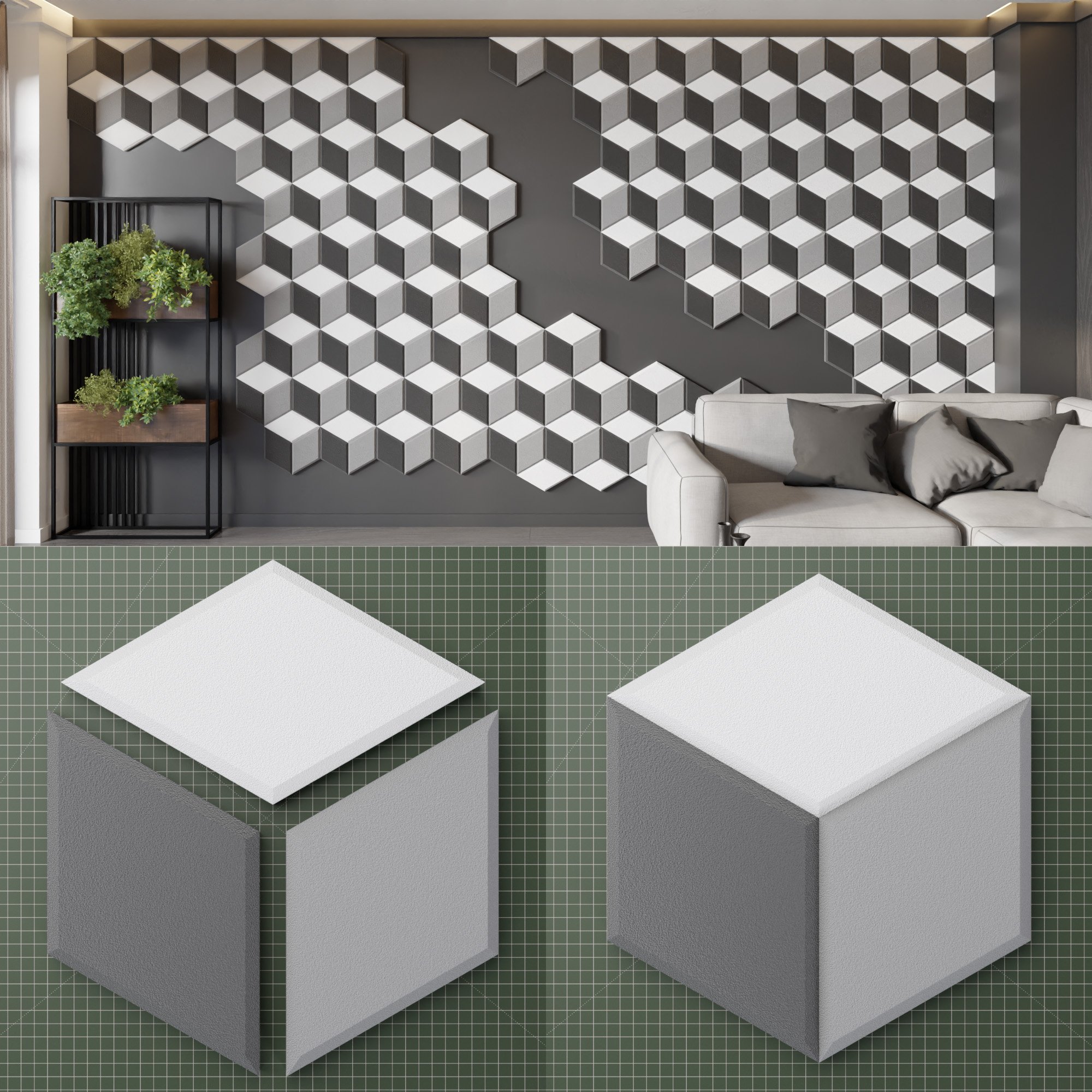 Hexagon Screen Kit For Ice Eater & Power House Aeration - 13x13 Inch Protection Panel