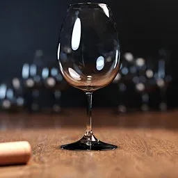 Highly detailed 3D model of a Bordeaux wine glass, perfect for Blender rendering and close-up views.