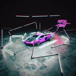 NFS-Style Car Lighting Template