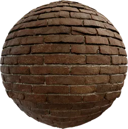 High-quality PBR Factory Brick texture for 3D modeling by Rob Tuytel, seamless brick material for Blender and 3D applications.