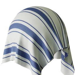 Stripe Blue Flat