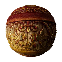 Gilded Gold Carving
