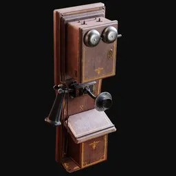 Antique Double Box Wall Telephone