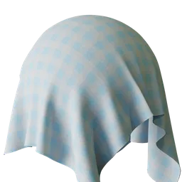 Light Blue Vichy