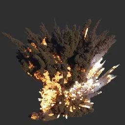 ground explosion vdb