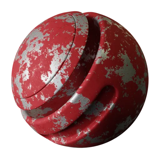 Red Used Metal