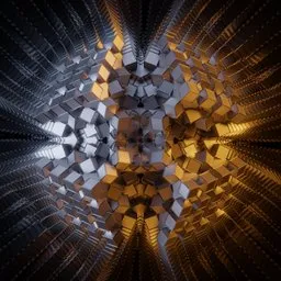 Animated Cube Fractal Folding