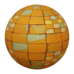 Stylised Orange Game Tiles